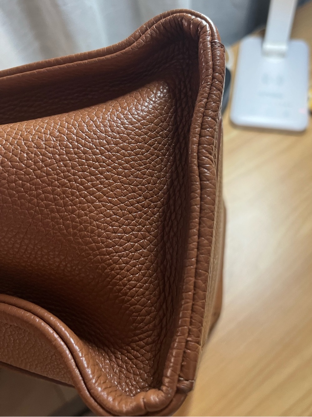 Marc Jacobs Brown Leather 'The Tote Bag' Structured medium Tote - Picture 8 of 11